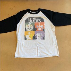 Vintage Style Beatles 3/4 Sleeve Tee